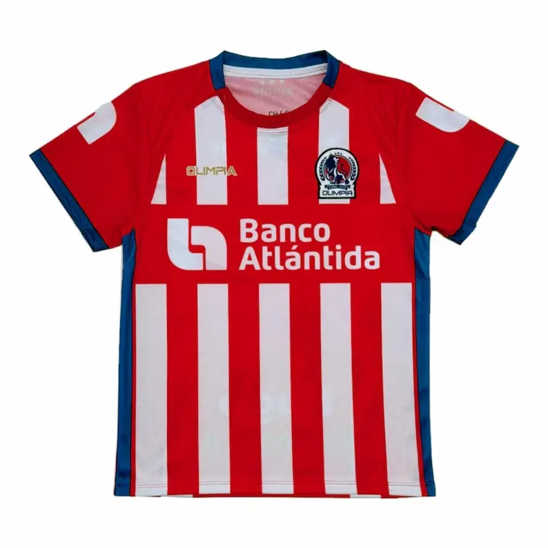 HONDURAS C.D OLIMPIA AWAY JERSEY CAMISETA OLIMPIA RED/BLUE