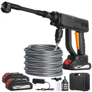 Cordless Pressure Washer Battery Powered; 990 PSI Cordless Power Washer with 4.0Ah Battery&Charger & 6-in-1 Nozzle; Portable Power Washer Cordless for Home; Battery Pressure Washer for Car Wash, Yard