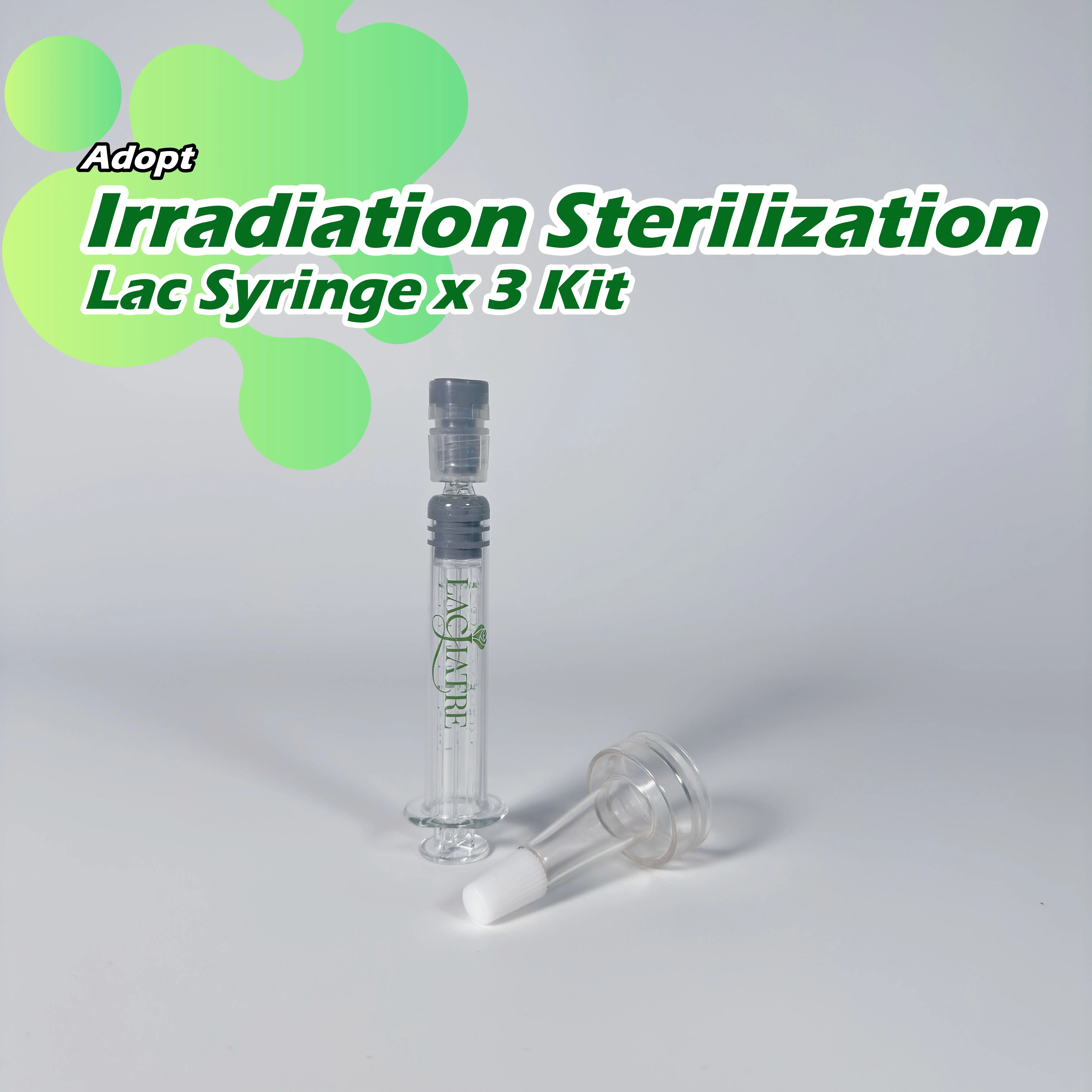 LACHATRE BEAUTY: Lac Syringes Kit I Sterile Liquid Transfer Kit | 3‑Pack For Vials & Syringes, Non‑Injection Use Serums Skin Repair