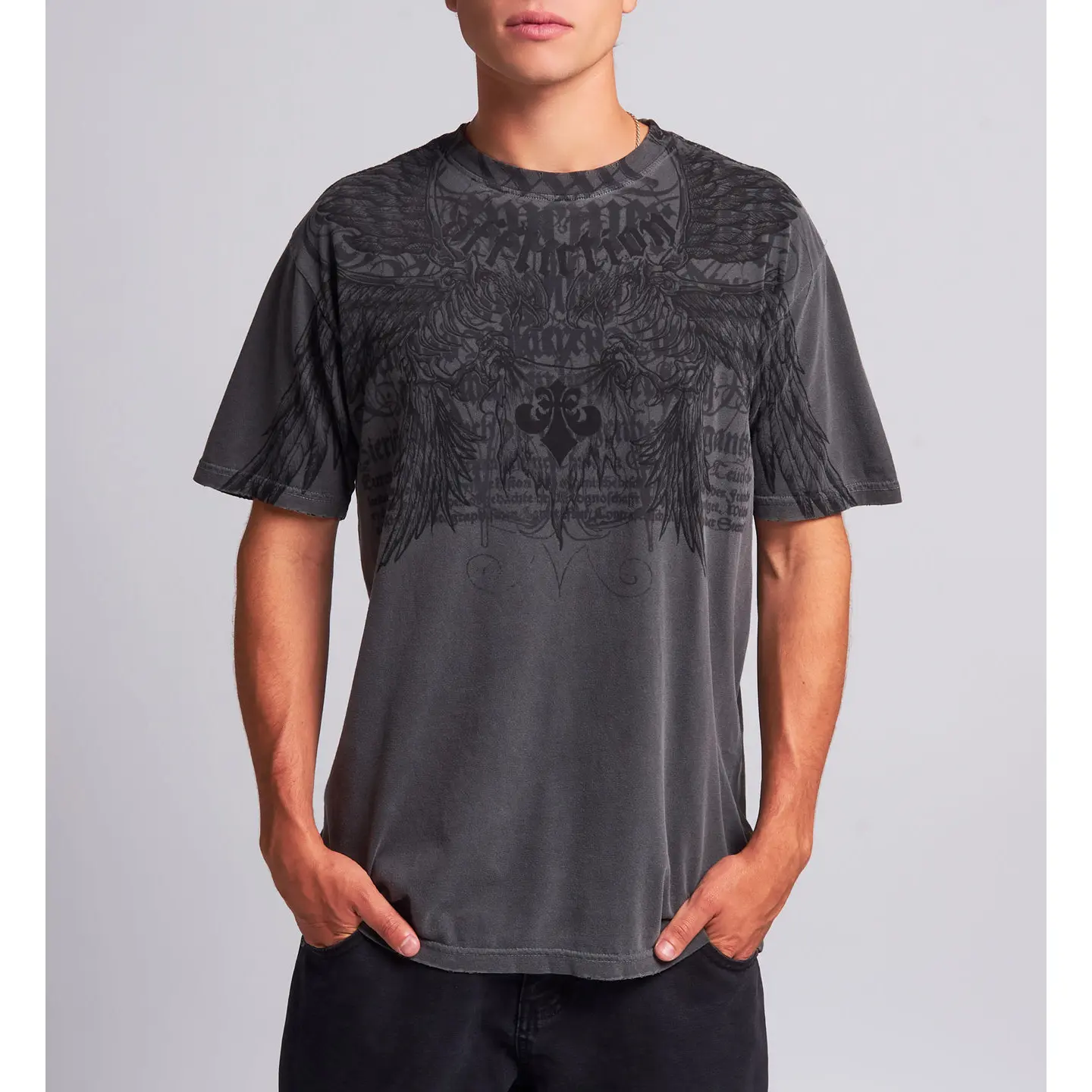 Affliction Men's T-shirt Birds Of Prey