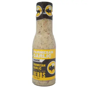 Buffalo Wild Wings Parmesan Garlic Sauce – 12 fl oz Bottle, Italian Herb Flavor