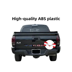 3D Raised Tailgate Lettering Insert for Toyota Tacoma 2016 2017 2018 2019 2020 2021 2022 2023,  American Flag Letters, Durable ABS Material, Weather Resistant.