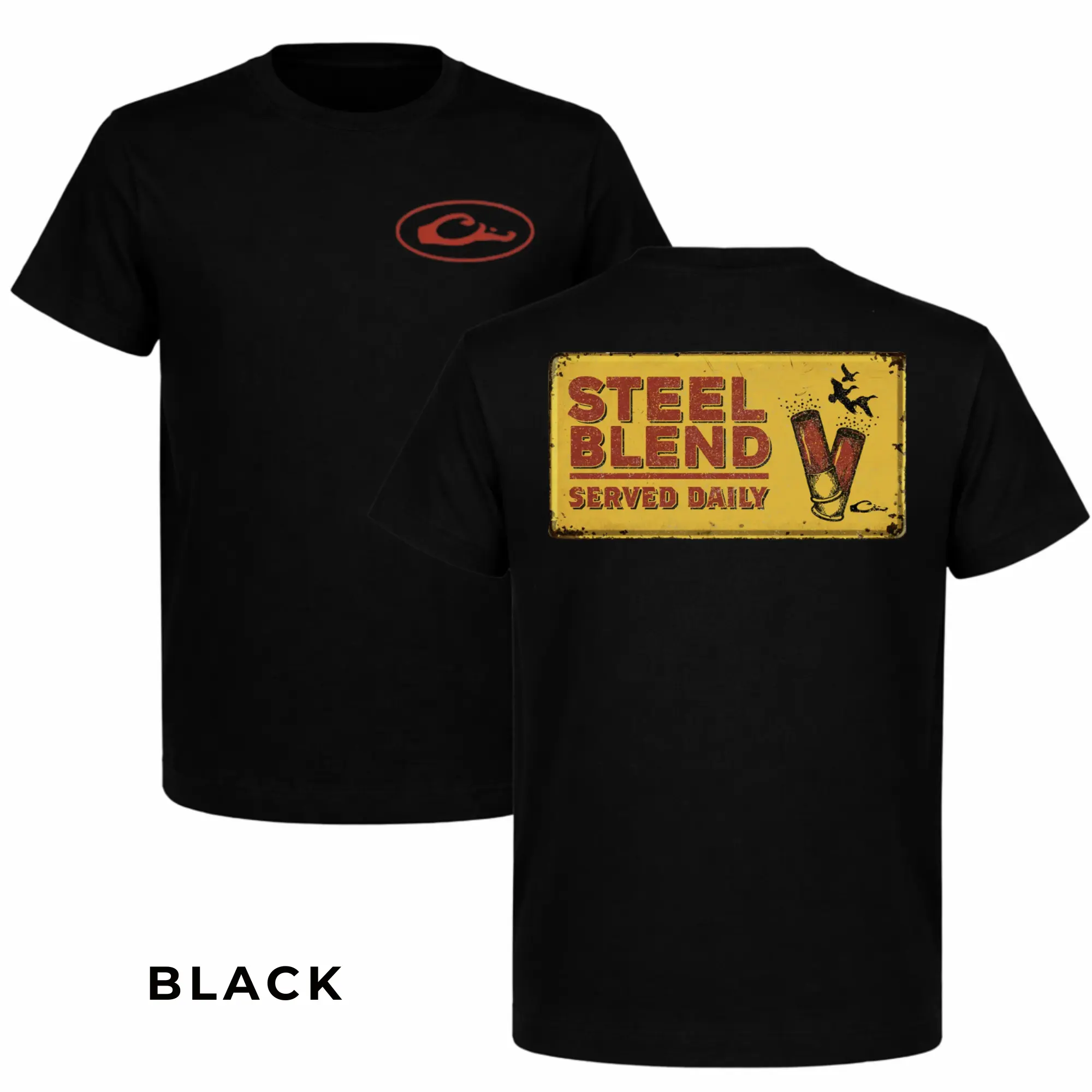 Drake Steel Blend Served Daily Shirt, Turkey Hunting Graphic Tee, Southern Hunter T-Shirt