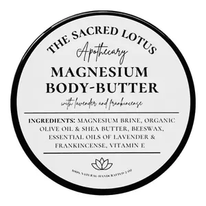 Magnesium Body Butter with Lavender & Frankincense