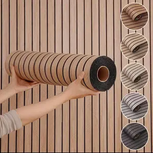 Extra Thick 3D Vintage Wood Grain Self-Adhesive Wallpaper - Removable, Washable, Waterproof, Moisture-Proof, 1 Roll, Perfect for DIY Projects,forKitchen, Living Room, Bathroom, Corridor, Home andDormitory,Vinyl-15.7*118.1 inch Exquisite Wallpaper