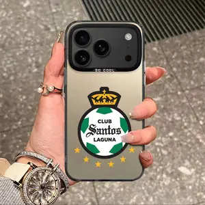 Santos Laguna Mexican Soccer Team LIGAMX Aesthetic Design Pattern Casing For iphone 17 16 15 14 13 12 11 7 8 Plus ProMax AIR Samsung S22 S23 S24 S25 PLUS ULTRA Flaunt Mobile Phone CaseHard TPU PET PC Black ShockproofSmartphone Cover