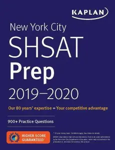 USED-New York City Shsat Prep 2019-2020: 900+ Practice Questions by Kaplan Test Prep (Paperback)