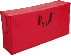 [New Deal] Christmas Tree Storage Bag - Fits 7.5 Foot Artificial Xmas Holiday Tree, Durable Waterproof Material - Red