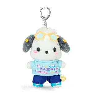 Pochacco Plush Mascot Keychain (Sparkling School Series)