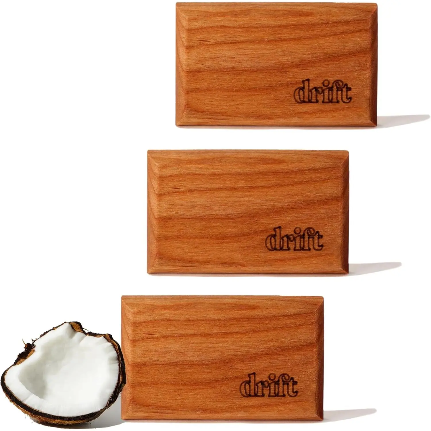 Drift Magnetic Car Air Freshener Refills - Original Wood Scent, Essential Oils, Clean Ingredients, Long-Lasting Fragrant, Simple Metal Clip Compatibility, Odor Eliminator, Cabana Scent 3-Pack (NO CLIP INCLUDED), Odor Control