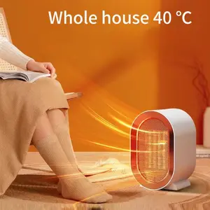 Mini Portable PTC Ceramic Desktop Electric Heater, 220V Warm Blower, Compact Space Home Office Warmer Machine