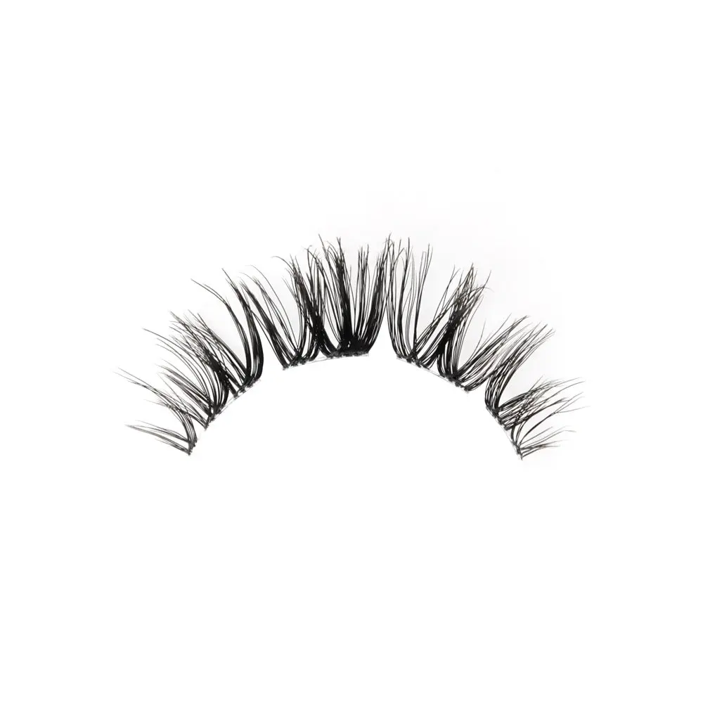 Natural Wispy Lash Clusters – 13mm Doll Eye DIY Lash Extensions 10 Day Wear (Girl Next Door)