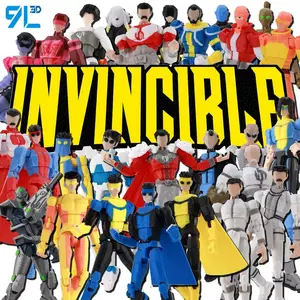 3D Invincible Omni Man Titan 13 Action Figure 3d Printed Multi Joint Articulated Collectible Toy  Us Comic Fans Display gift