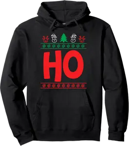 Ho Where's My Ho At Ugly Xmas Sweaters Christmas Couples Pullover Hoodie - Karenlyn Shop 20B0DNQHWN8T