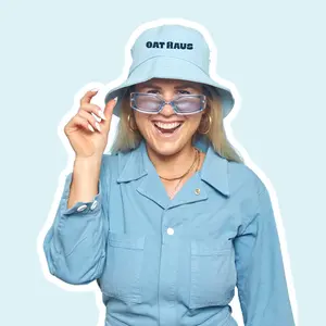 Oat Haus Bucket Hat - Classic Design for Parties, Embroidered Logo, Stylish for Any Occasion