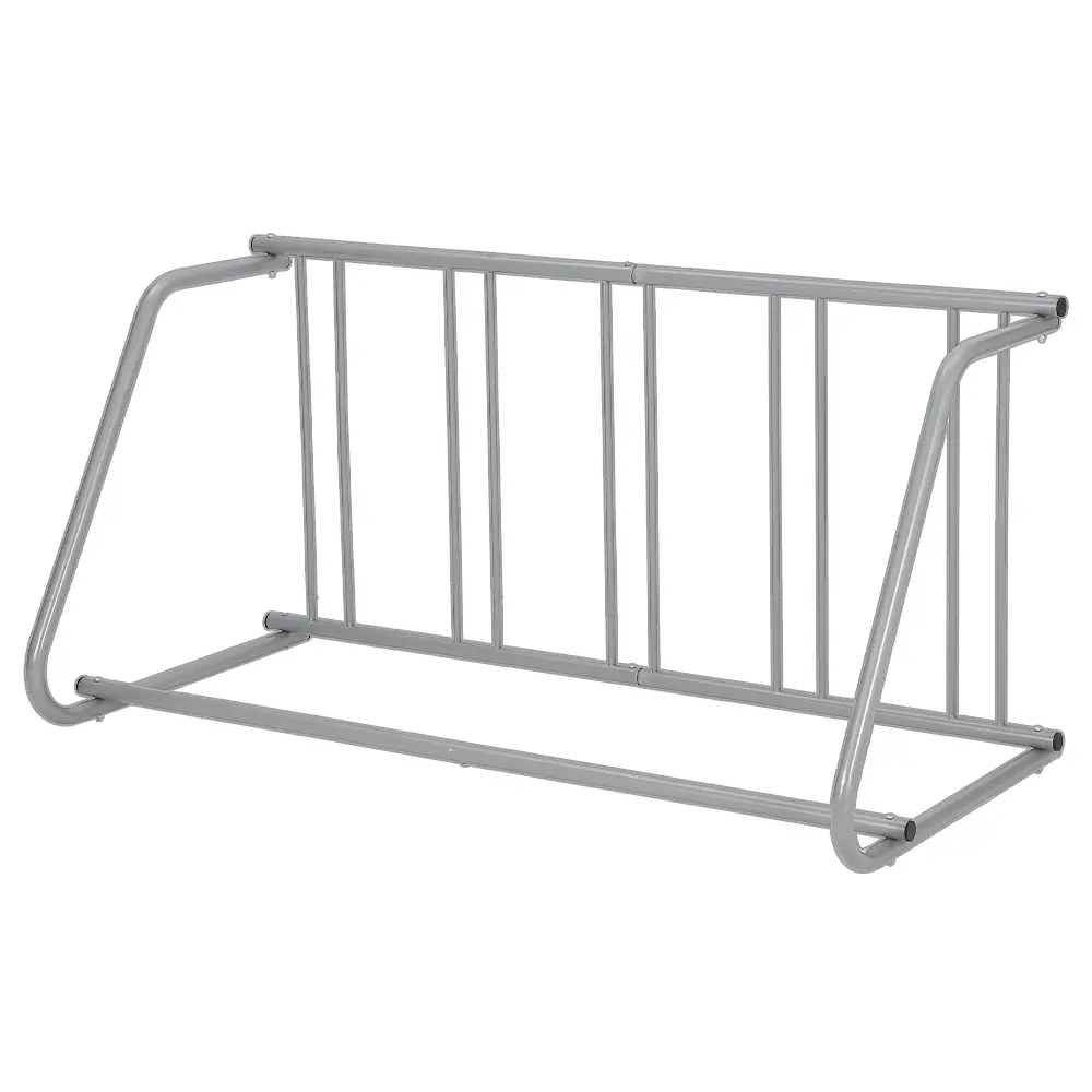 Heavy Duty Freestanding Steel Bike Storage Rack, Garage & Outdoor Bike Stand with Ground Fixing Kit, Heavy-Gauge Grid Design, Easy Assembly