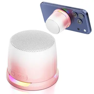Portable Mini Speaker, Magnetic Bluetooth Speaker for Phone Stand & Kitche, Refrigerator, Anything Magnet, Gifts
