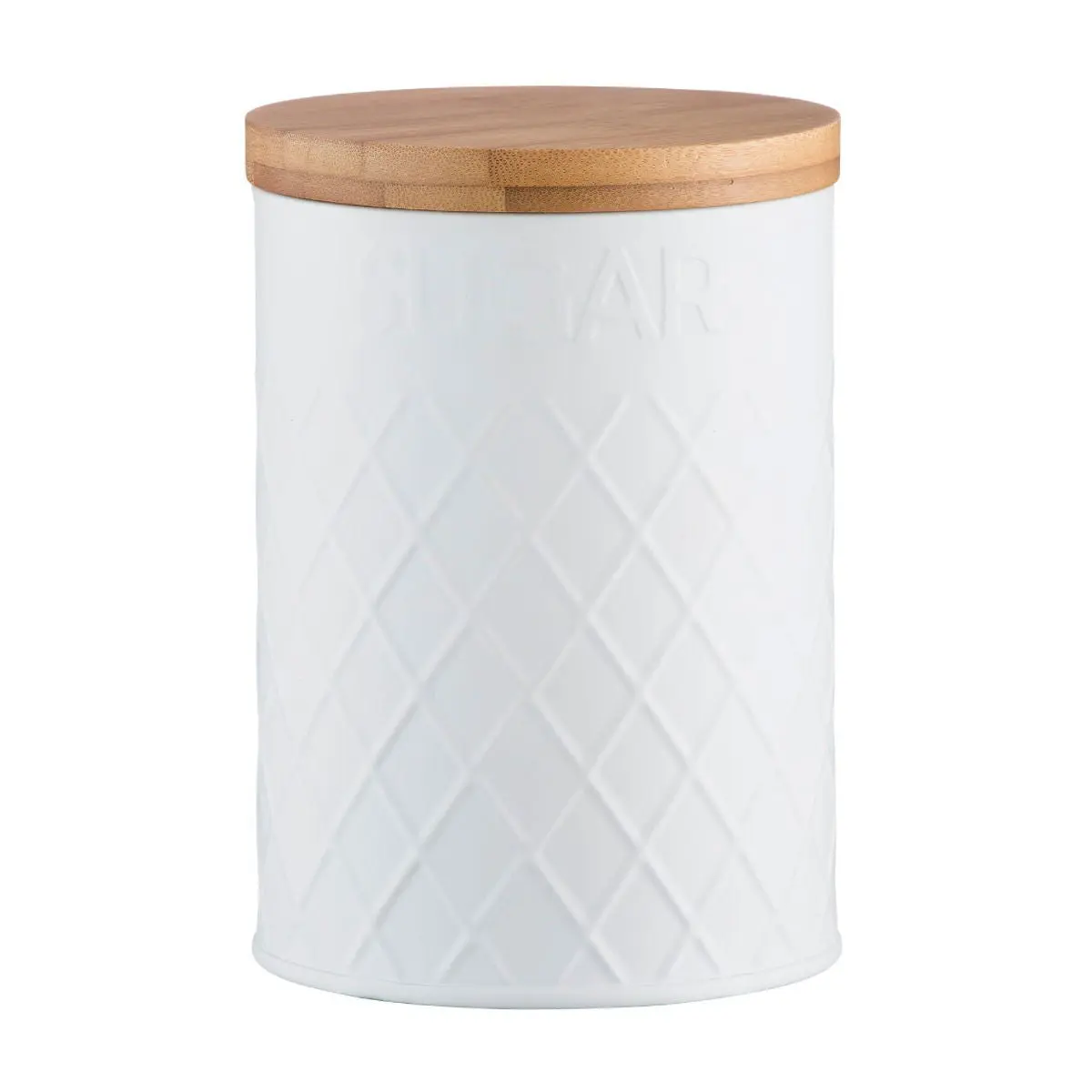 Typhoon Embossed White Sugar Storage Canister Typhoon Embossed White Sugar Storage Canister