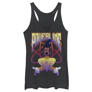 Women's A Goofy Movie Powerline Retro Racerback Tank Top
