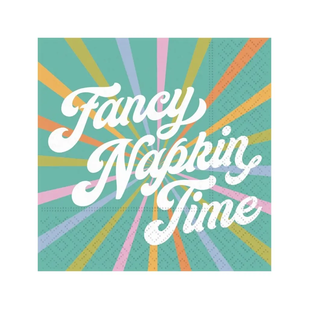Fancy Napkin Time Beverage Napkins