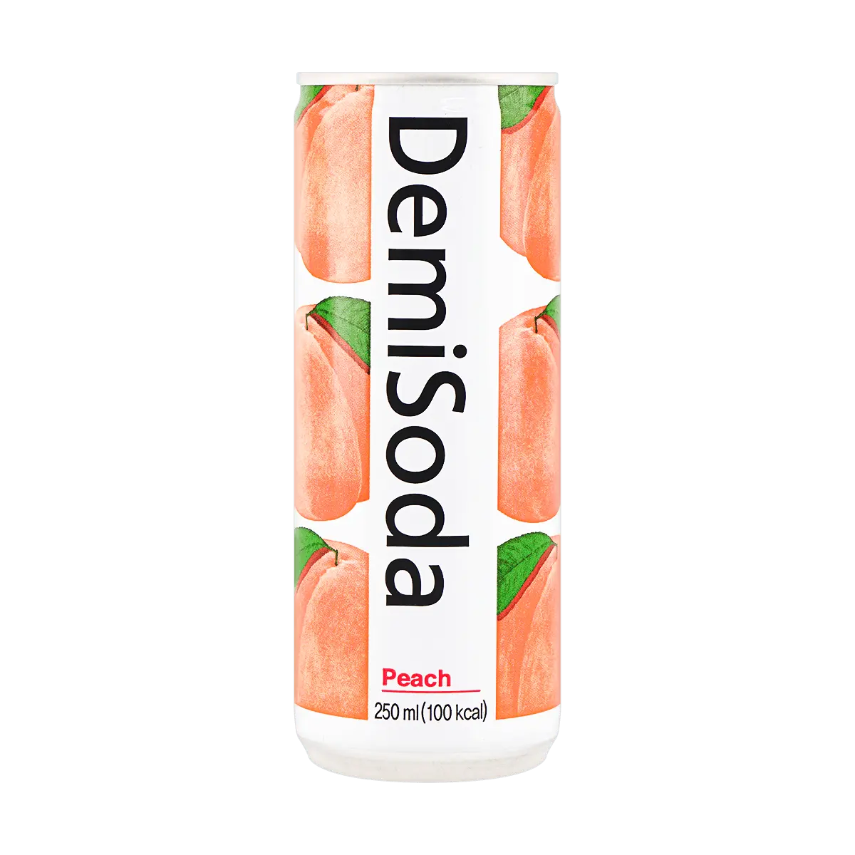 DEMISODA Peach Flavor Sparkling Drink - Korean Idol Han Seo-jun Inspired, 250ml Can