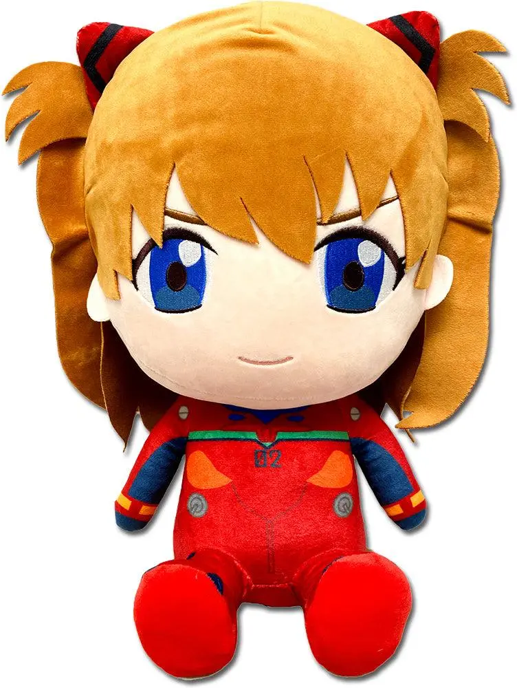 EVANGELION NEW MOVIE - ASUKA PIUG SUIT SITTING PLUSH 12"H