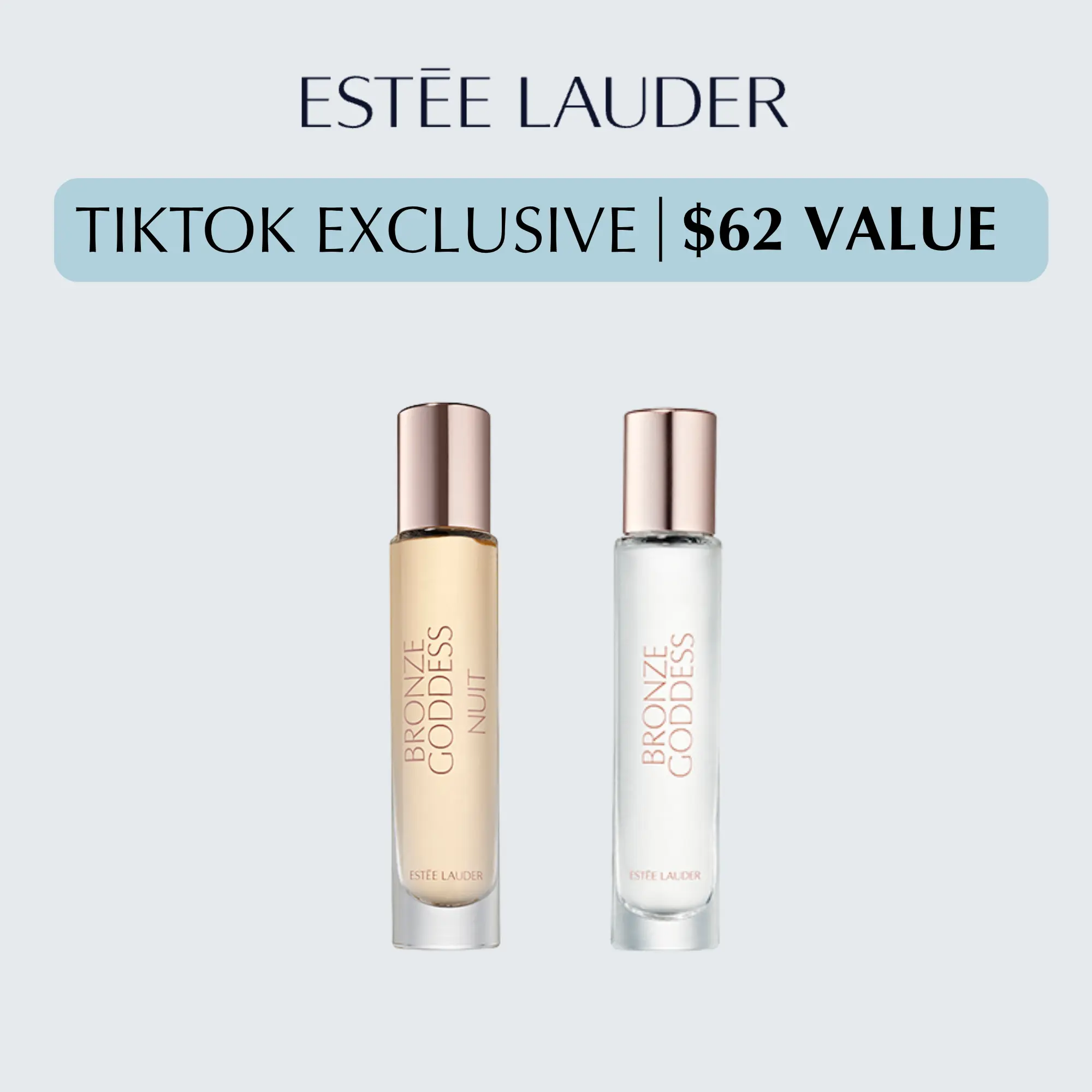 [Estée Lauder] Bronze Goddess Day to Night Travel Spray Duo | Day-to-Night Fragrance | Warm & Sensual | Travel Size