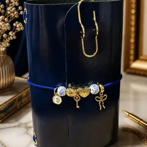 Pocket-Sized Leather Journal Cover for "Secrets of the Blue Hour" Journals