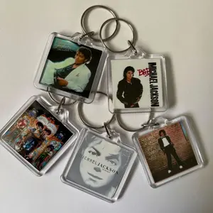 Michael Jackson Album Keychains