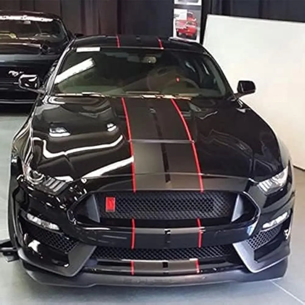 1Set/3Pairs Decal Sticker Vinyl Racing Stripe for Car Decoration Fender Hood Roof Trunk Bumper All Cars Truck SUV Oracal 651 High Quality 6 Year Warranty - Vehicle