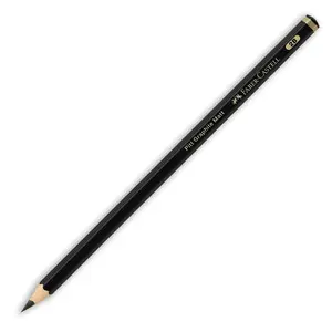 Faber-Castell Pitt Matte Graphite Pencil, Lightfast and Extra Break-Resistant, Available in Degrees HB or Softer