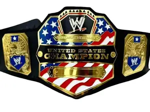 New United States Championship Title Belt Adult Size Replica 2MM Brass