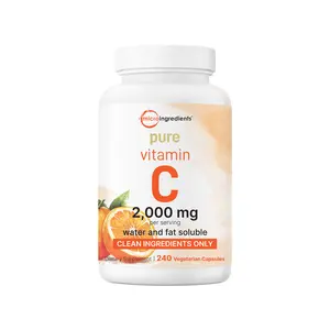 Micro Ingredients Pure Vitamin C 2,000mg, 240 Veggie Capsules
