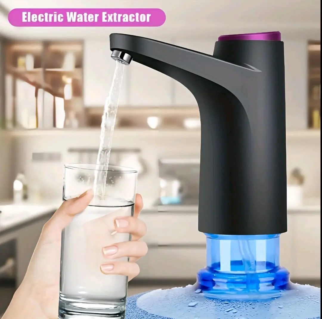 5 Gallon Water Jug Dispenser, 1 Count Portable Rechargeable Water Pump, Modern Water Extractor, Water Dispenser for Home, Kitchen, Beverage Dispenser