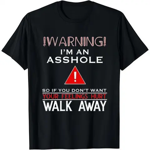 Men's Fitted Soft Classic Short-Sleeve Cotton Tshirt - Stylish Humor Warning Anti-Social Bold Statement Graphic Round Neck Streetwear, Casual Versatile Black Menswear Top, Spring Glow Up, Summer Vibes, Men's T Shirts, Humor Graphic Tee, Warning Tee, Fashi