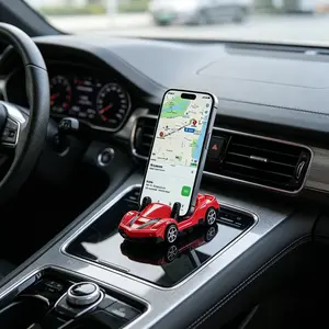 Car Model Phone Holder, 360 Degree Rotatable Universal Dashboard Phone Stand, Practical Car Interior Decor Accessories, Perfect Father's Day Gift