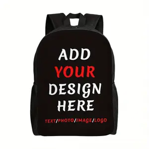 Custom Custom Backpack, Personalized Teenager And Teenager Travel Knapsack Add Your Photo/Text, Customized Laptop Bag for Work, for Teenager, For Teenager