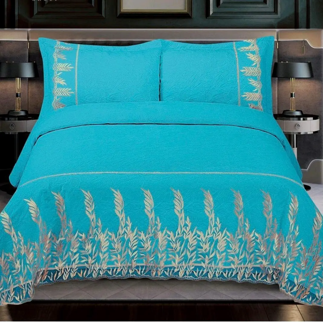 4 pcs Velvet luxury bedspread