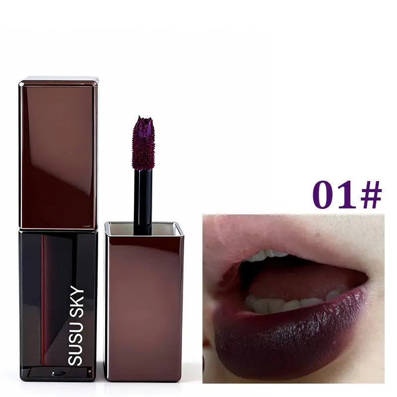 7-Piece Gothic Liquid Lipstick & Gloss Set, Winter Limited Edition, Transfer-Proof & Long-Lasting Alcohol-Free Formula with Velvet Matte Finish for All Skin Types, 24-Hour Wear Lipstick & Lip Gloss, Gothic Makeup, Transfer Proof Makeup, Matte Lip Glaze