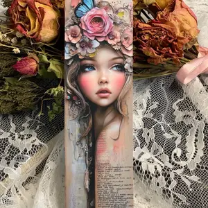 Large Laminated Bookmarks – Art for Your Pages | Handmade, Glossy Finish