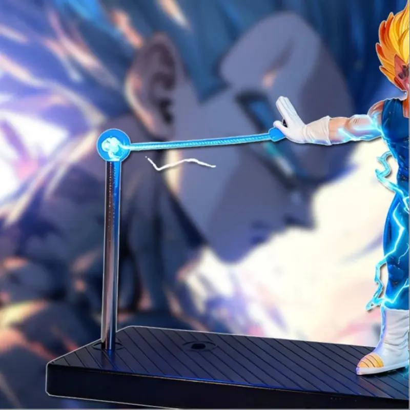 Magnetic Levitating Energy Wave Night Light, LED Battle Aura Effect Desk Decor, Cool Anime Inspired Action Figure & Decorative Mood Lamp, Illuminated Night Light