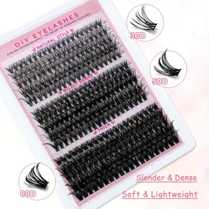 Professional & Beginner-Friendly DIY Eyelash Extension, Easy Home Use, Complete Set for Beginners, Professional Quality at Home