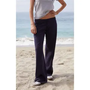 John Galt Women's Blue Hilary Soft Yoga Baggy Sweatpants