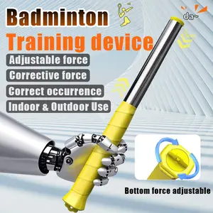 [Strengthening movement correction] Badminton whipping strength training device, portable badminton racket swing training device for self-training exercises