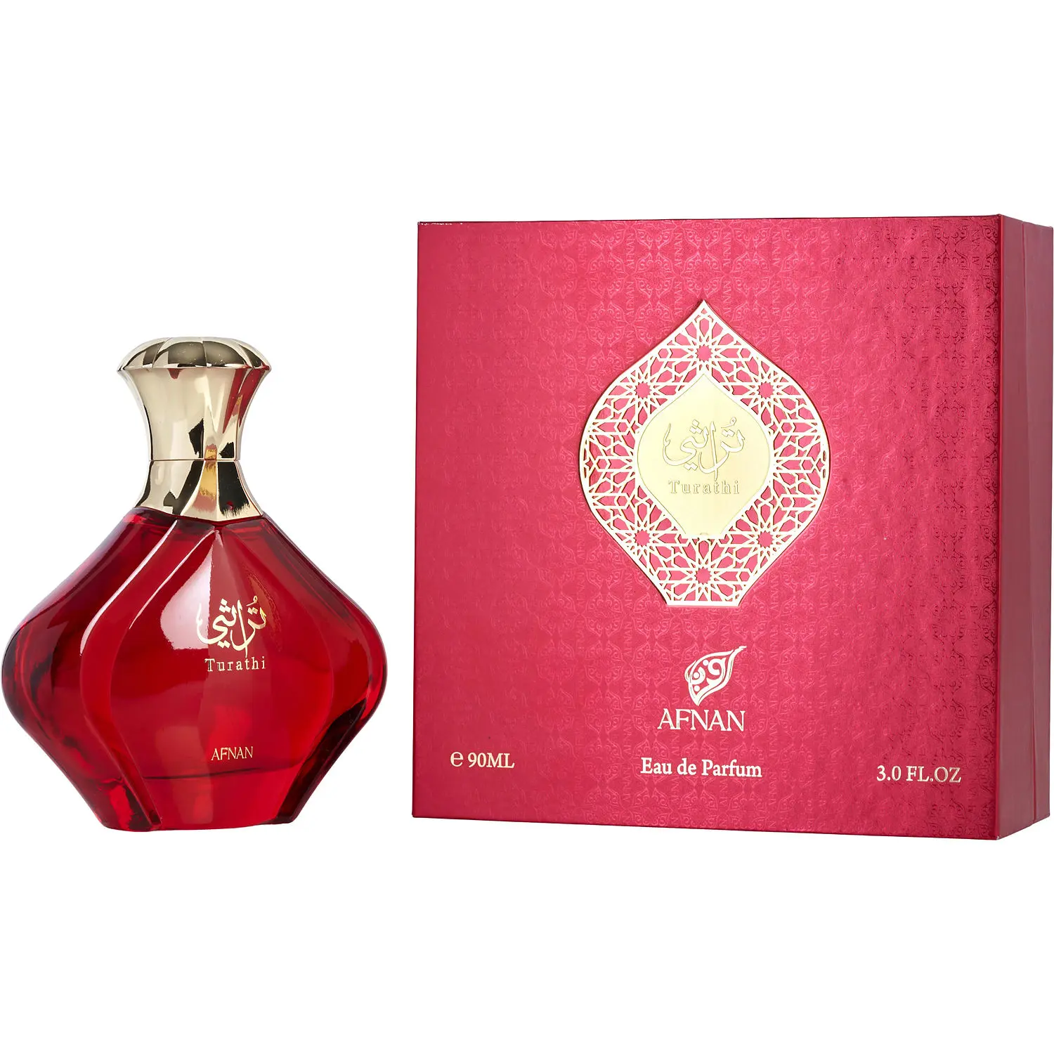 Afnan Turathi Red By Afnan Perfumes Eau De Parfum For Women