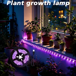 1PC USB Powered LED Plant Growth Light Strip, Ideal for Indoor Flowers, Vegetables, Fruits, Auxiliary Lighting, Grow Light for Seedlings