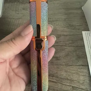 Electric Eyebrow Trimmer Set, 1 Set Portable 2-in-1 Facial Hair Remover with LED Light for Lip and Body Hair Care #GLOBAL PICKS