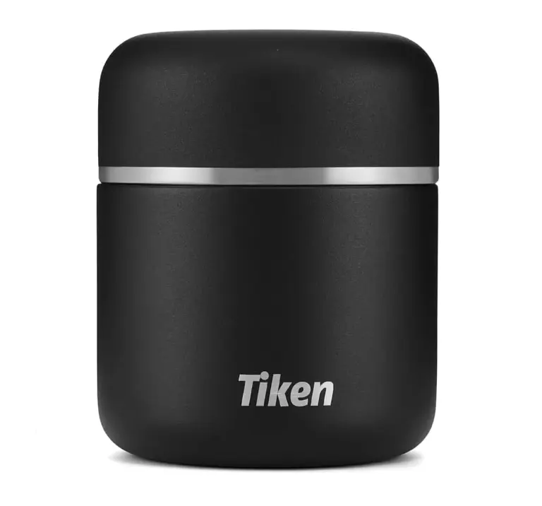 Tiken 28oz Stainless Steel Vacuum Insulated Food Jar - Silicone-Sealed Leakproof Meal Prep Container, Wide Mouth Lunch Box with Detachable Bowl Lid, Dishwasher Safe for Work, Outdoor Use (Food Storage Solution), Meal Prep Containers, Containers For Food