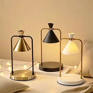 Candle Warmer Lamp with Timer Dimmer Adjustable Height for New Home Bedroom, Mothers Day Christmas Gifts, Vintage Home Decor for Scented Jar