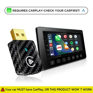 [Father’s Day Gift] MSXTTLY 2 in 1 Wireless Apple CarPlay Adapter Converter , for both Apple and Android,suitable for factory wired CarPlay cars from 2016+